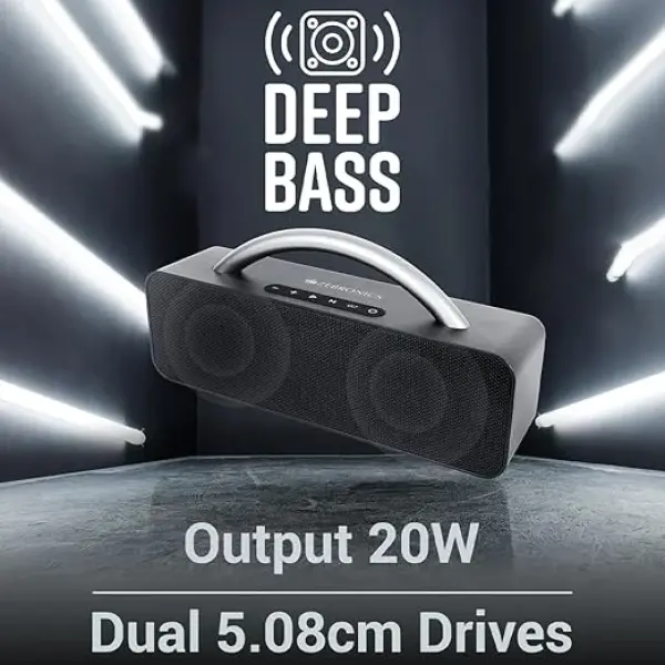 ZEBRONICS Rocket 200 Portable Wireless Speaker with 20W Bluetooth